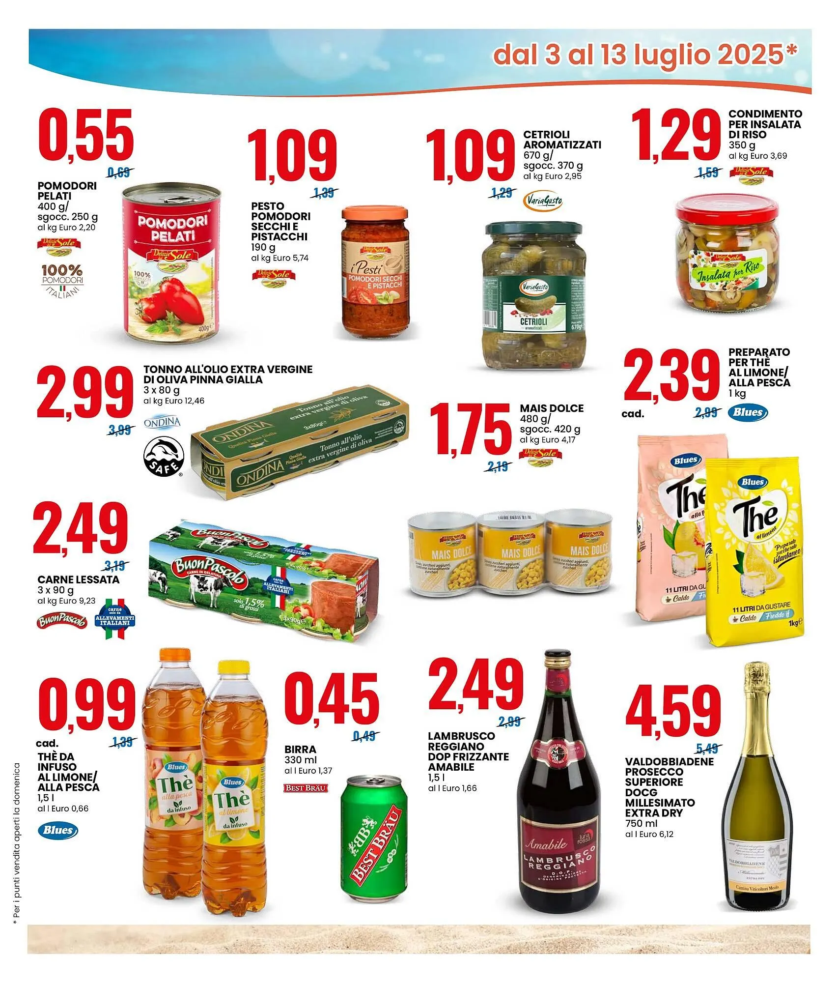 Volantino Eurospin da 3 luglio a 13 luglio di 2025 - Pagina del volantino 3