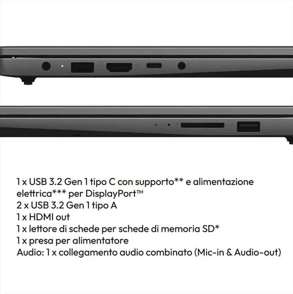 MEDION - Notebook E15235 I3-N305 62610 8-Nero