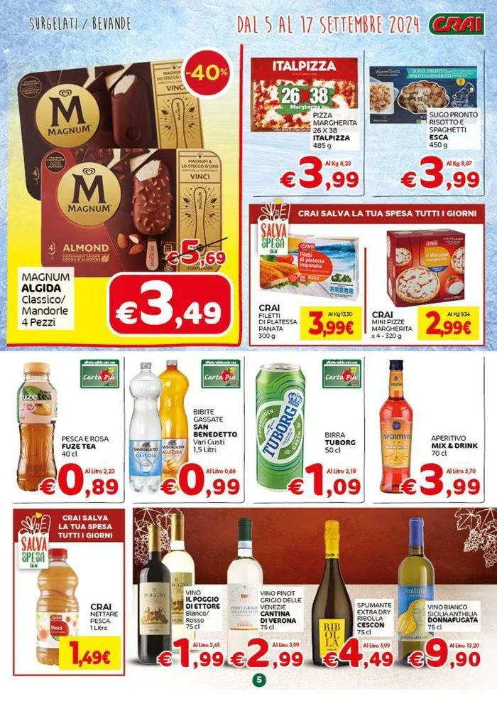 Sottocosto da 5 settembre a 13 settembre di 2024 - Pagina del volantino 5