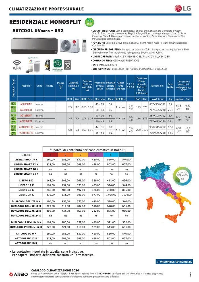 Catalogo climatizzazione 2024 da 17 maggio a 31 dicembre di 2024 - Pagina del volantino 7