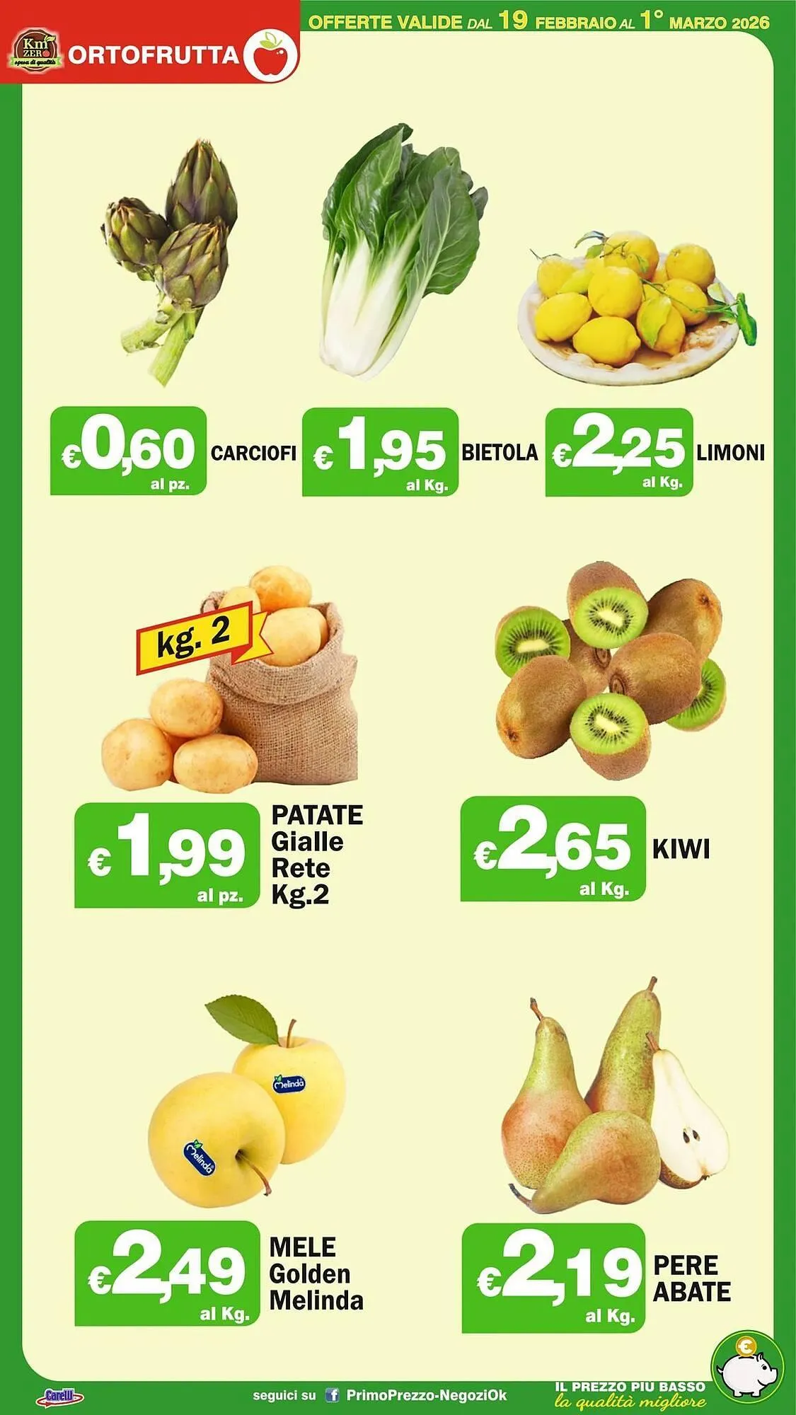 Volantino Primo Prezzo da 19 febbraio a 1 marzo di 2026 - Pagina del volantino 32