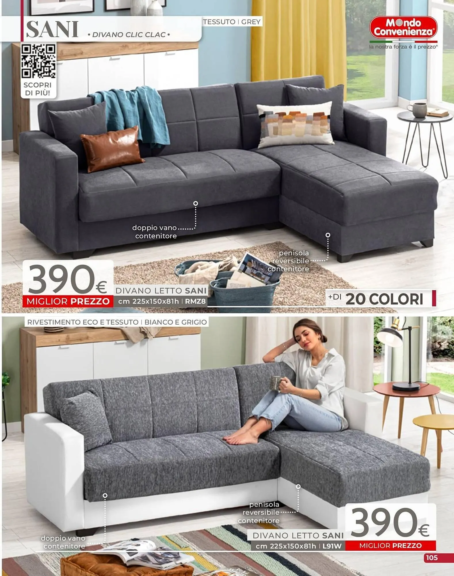 volantino Mondo Convenienza da 1 settembre a 31 dicembre di 2025 - Pagina del volantino 107