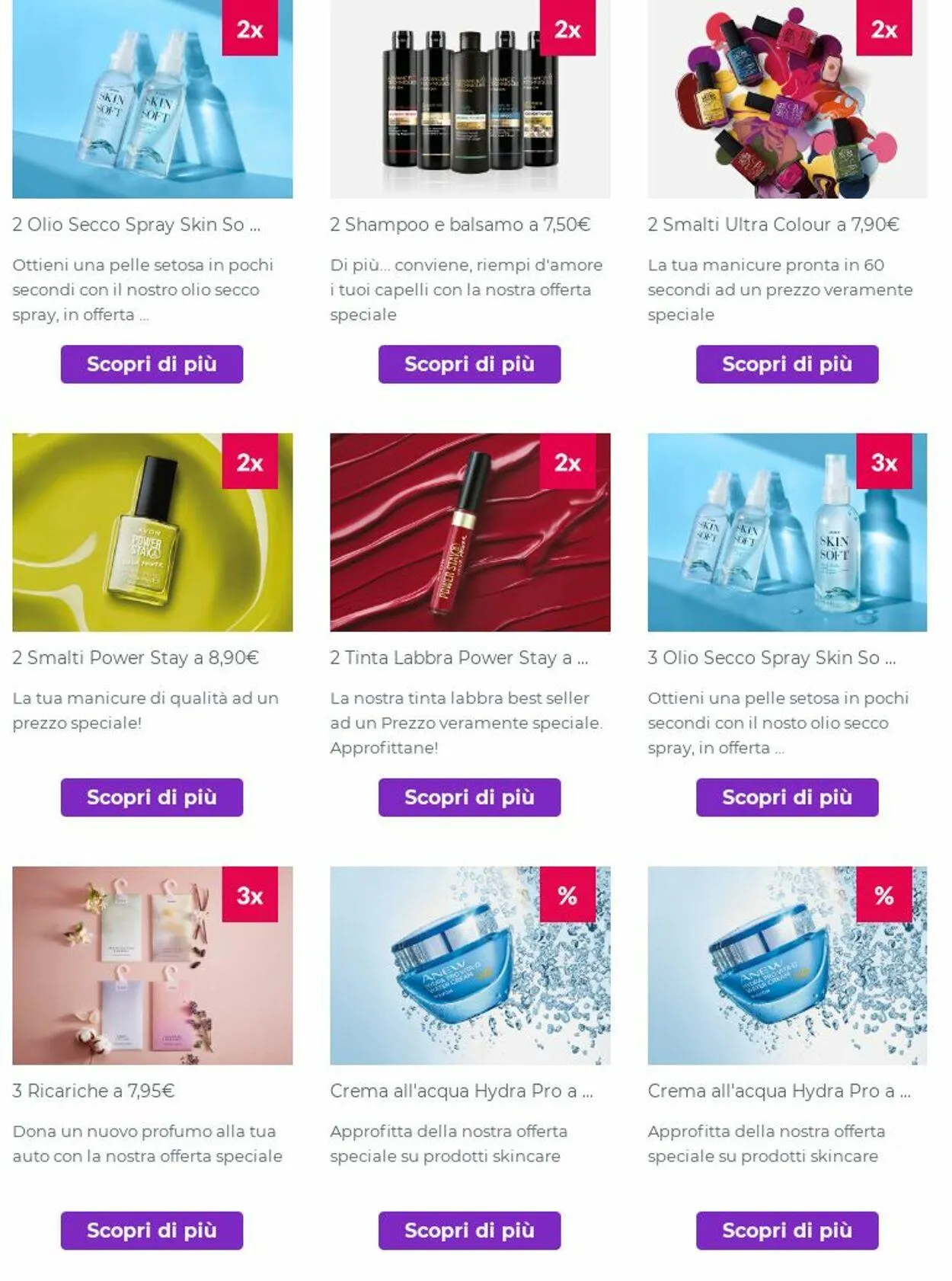 Avon Volantino attuale da 13 maggio a 19 maggio di 2024 - Pagina del volantino 2