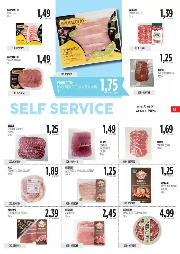 Offerte Carico Cash & Carry da 3 aprile a 21 aprile di 2025 - Pagina del volantino 25