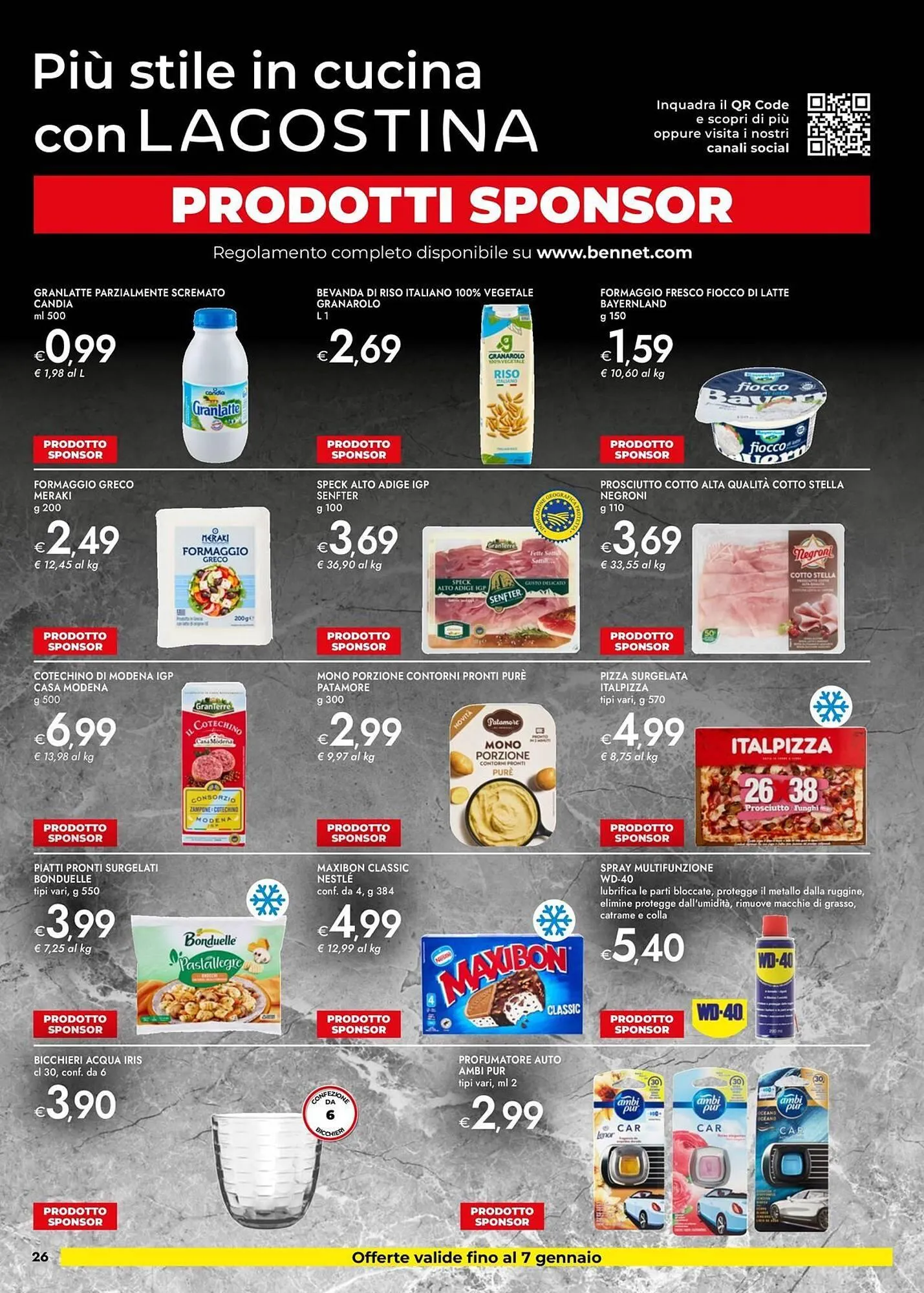 Volantino Bennet da 27 dicembre a 7 gennaio di 2026 - Pagina del volantino 26