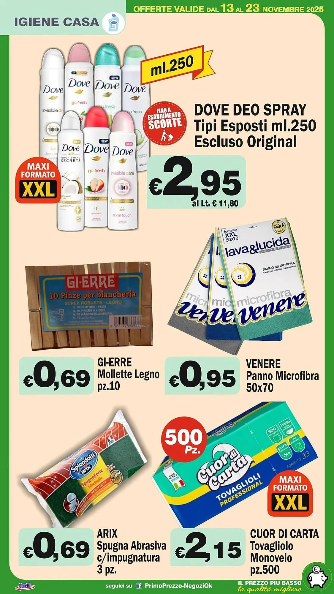 Volantino Primo Prezzo da 13 novembre a 23 novembre di 2025 - Pagina del volantino 24