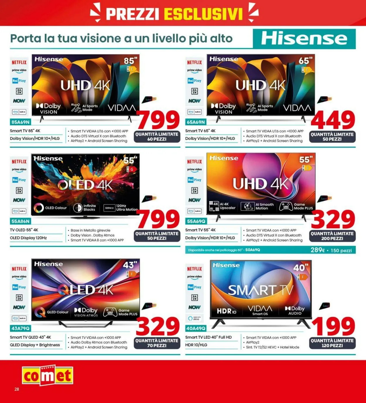 Comet Volantino attuale da 9 ottobre a 22 ottobre di 2025 - Pagina del volantino 28