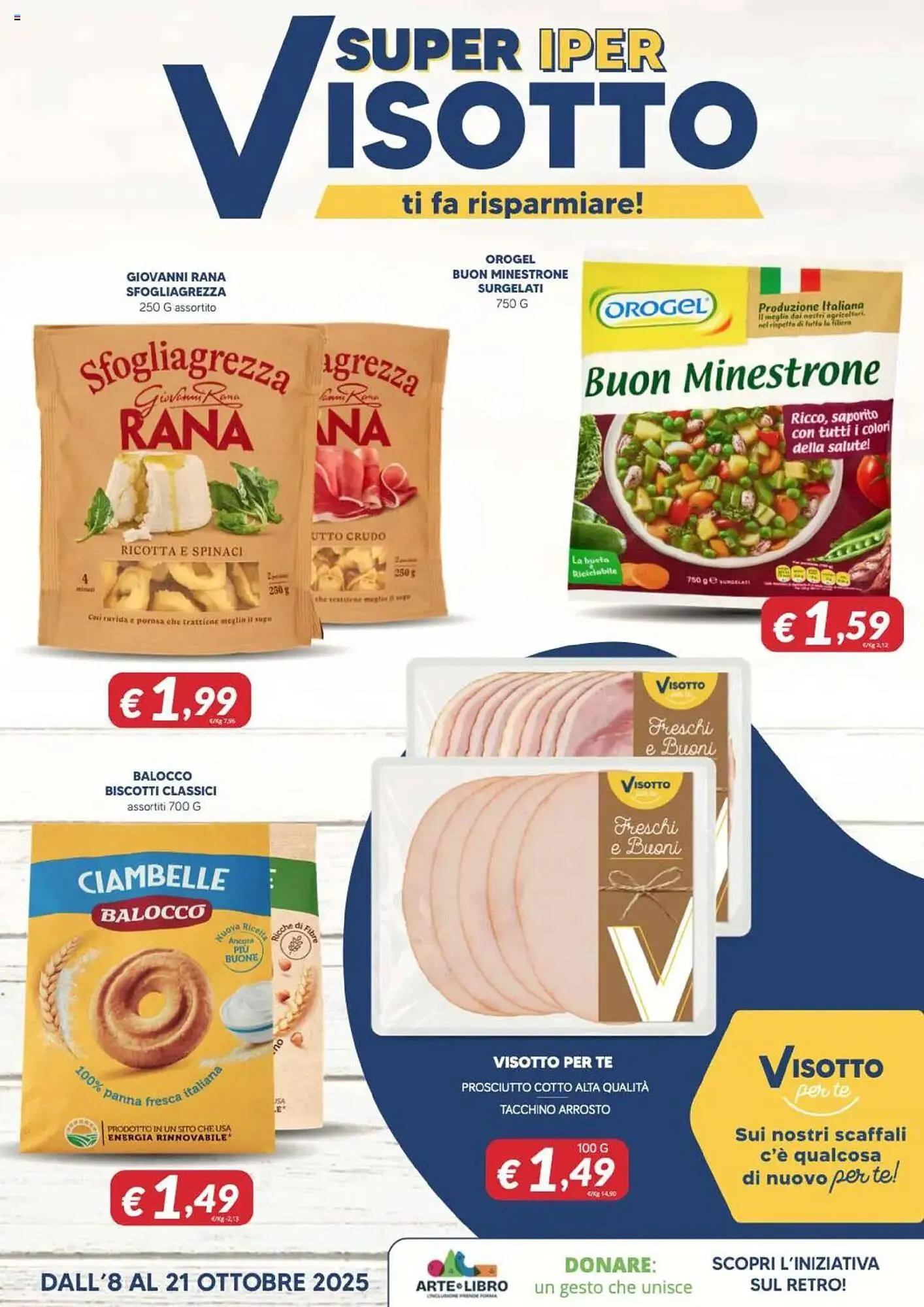 Volantino Supermercati Visotto da 8 ottobre a 21 ottobre di 2025 - Pagina del volantino 1