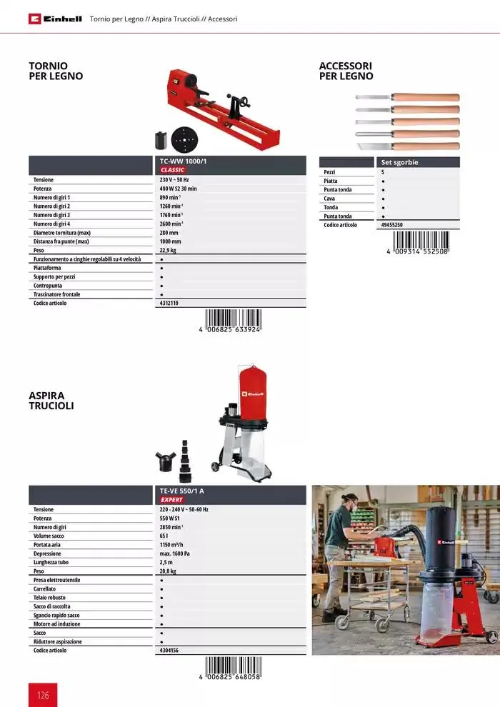 Elettroutensili 2025 da 11 febbraio a 31 dicembre di 2025 - Pagina del volantino 126