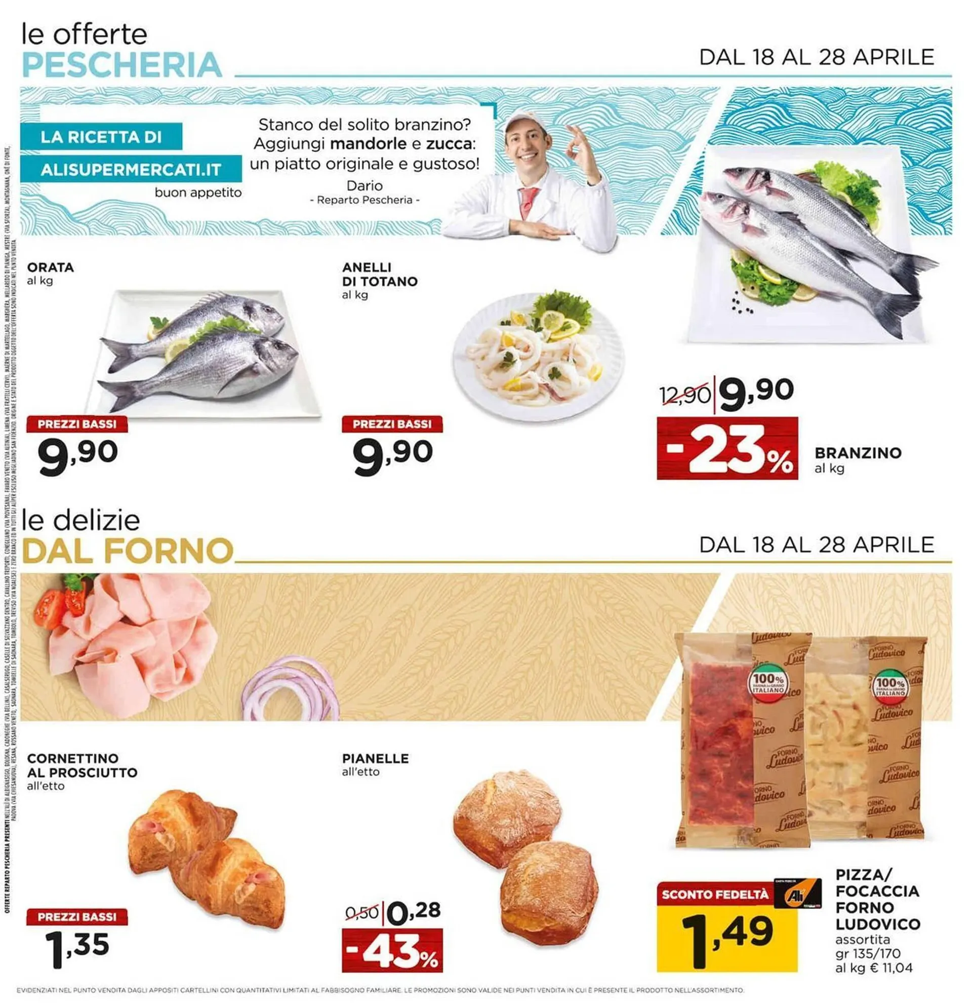 Volantino Alì Supermercati da 18 aprile a 28 aprile di 2024 - Pagina del volantino 9