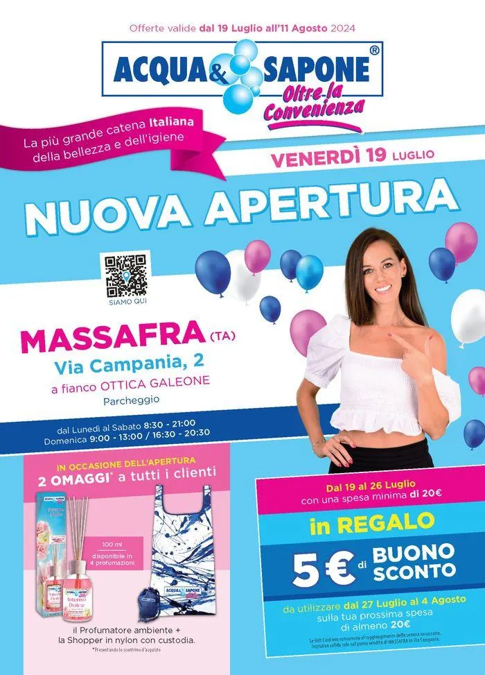 Nuova apertura da 19 luglio a 11 agosto di 2024 - Pagina del volantino 1