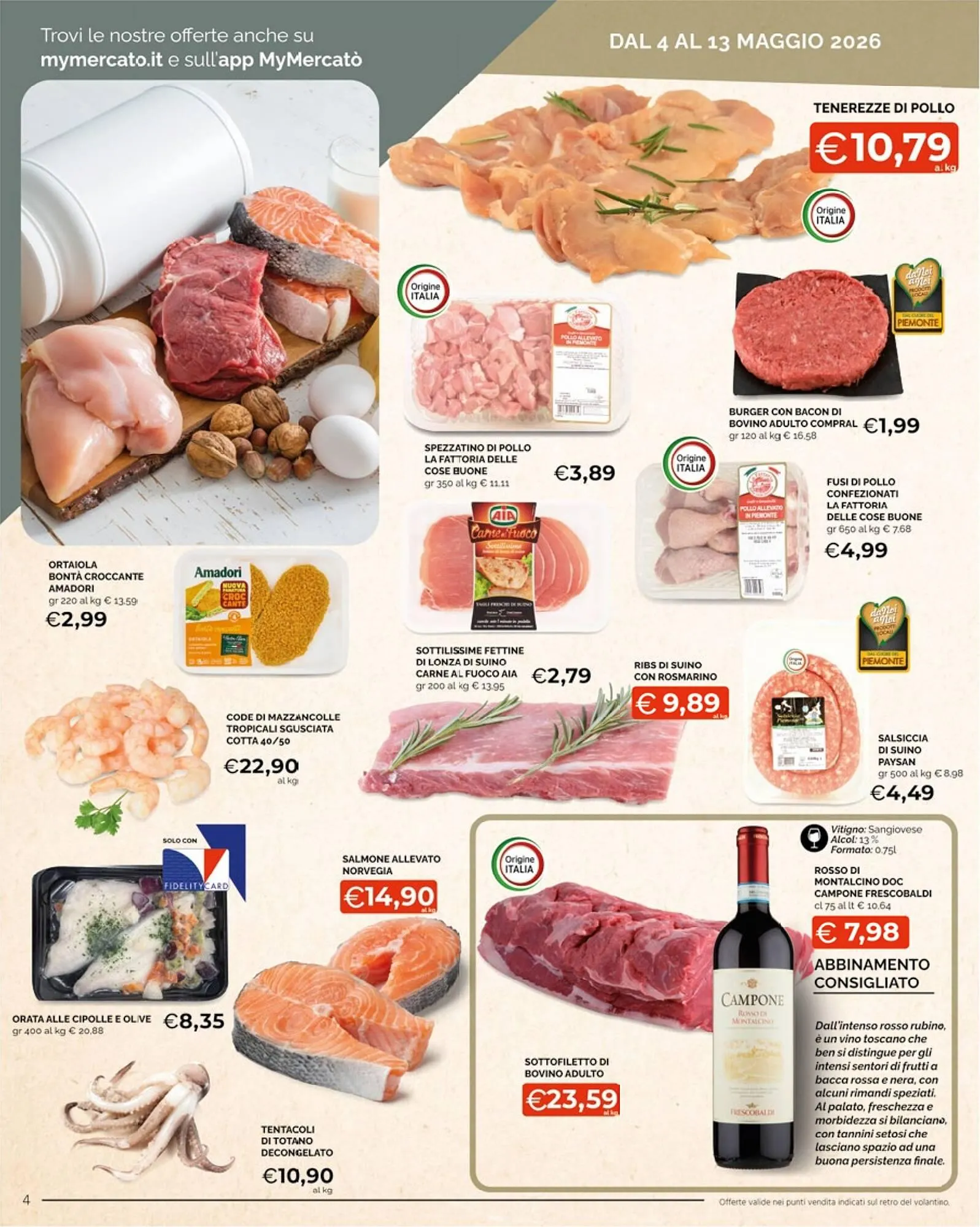 Volantino Mercatò Extra da 4 maggio a 13 maggio di 2026 - Pagina del volantino 4