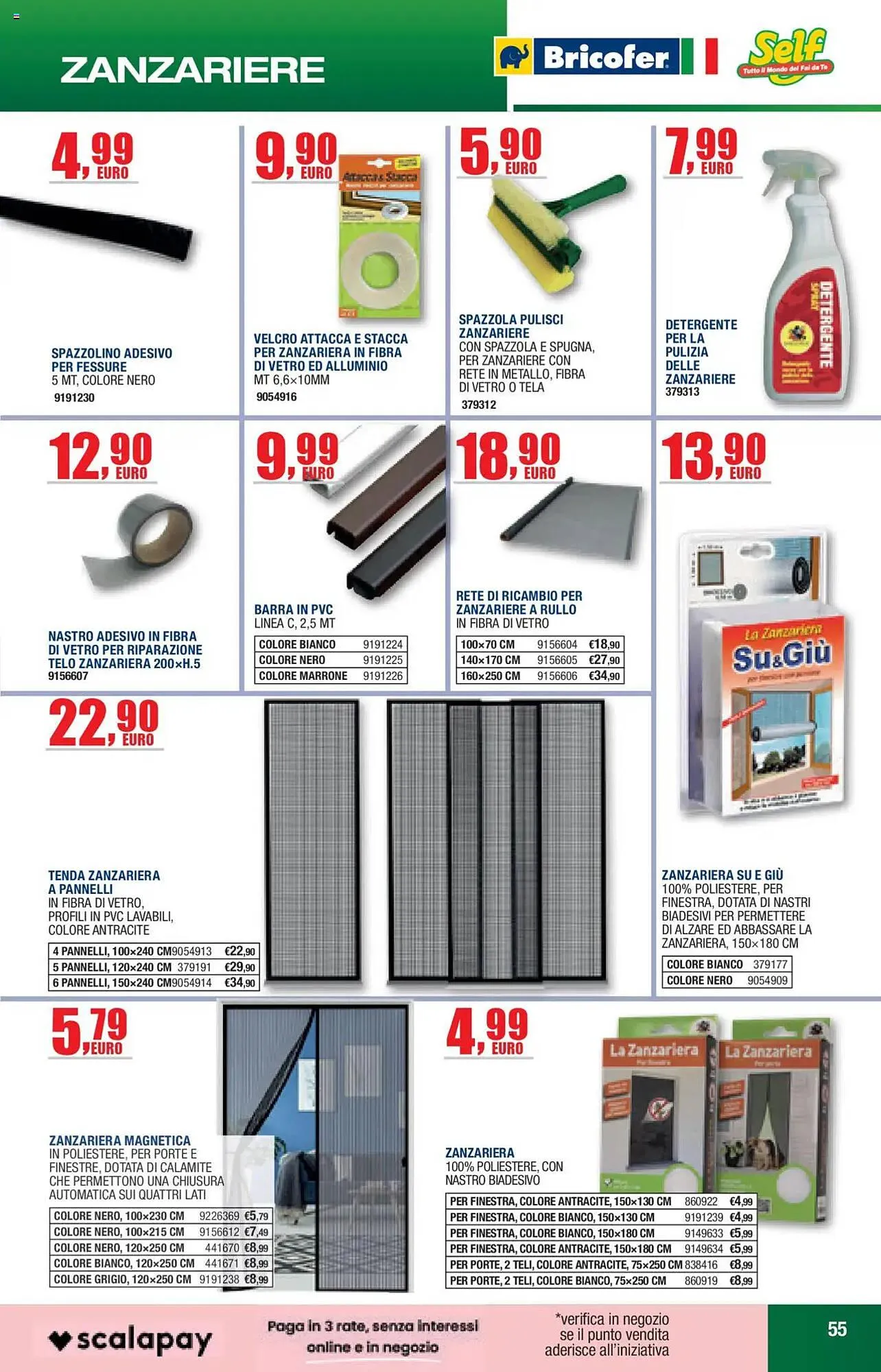 Volantino Bricofer da 27 maggio a 30 settembre di 2025 - Pagina del volantino 55