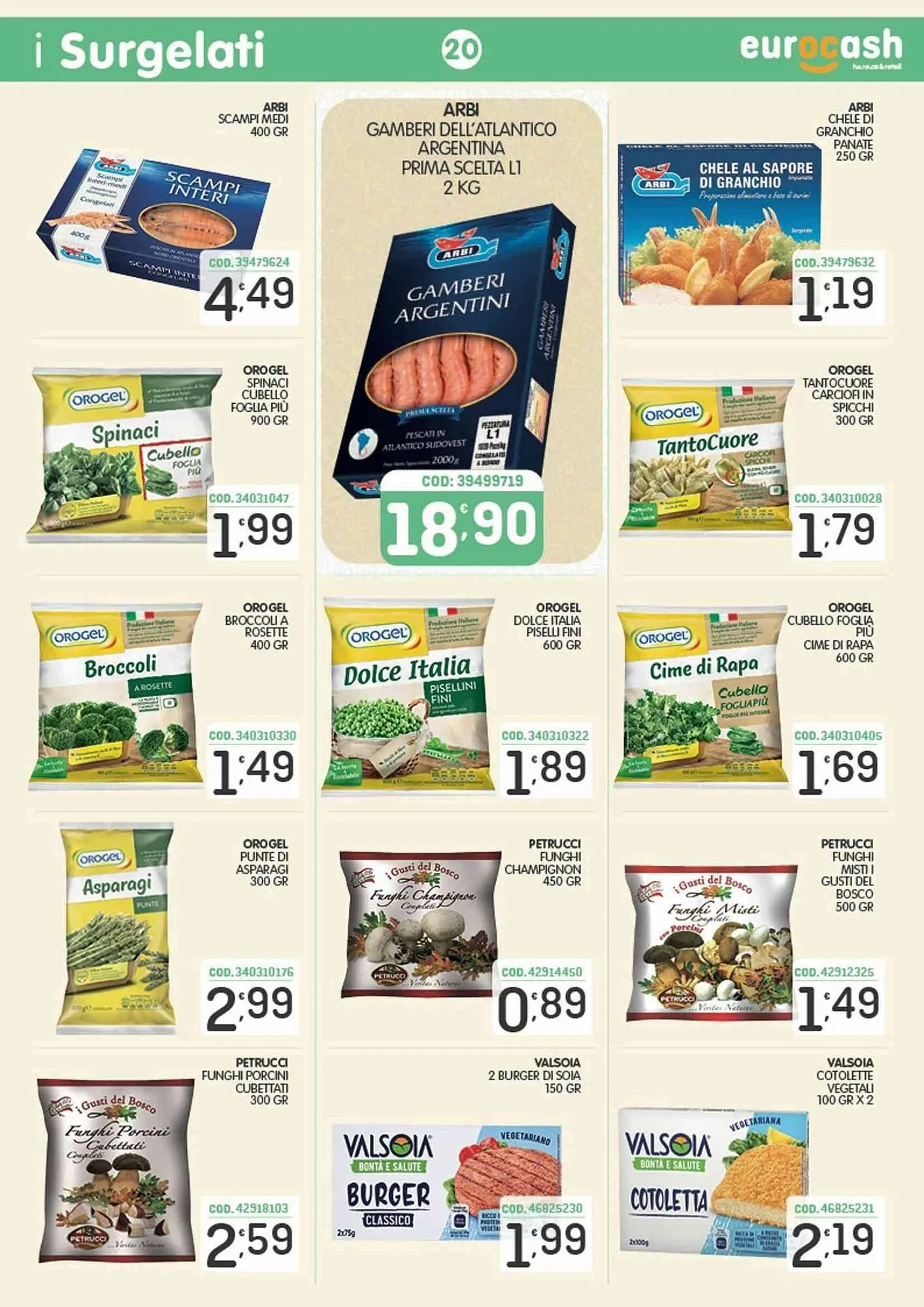 Volantino Eurocash da 16 marzo a 5 aprile di 2026 - Pagina del volantino 20