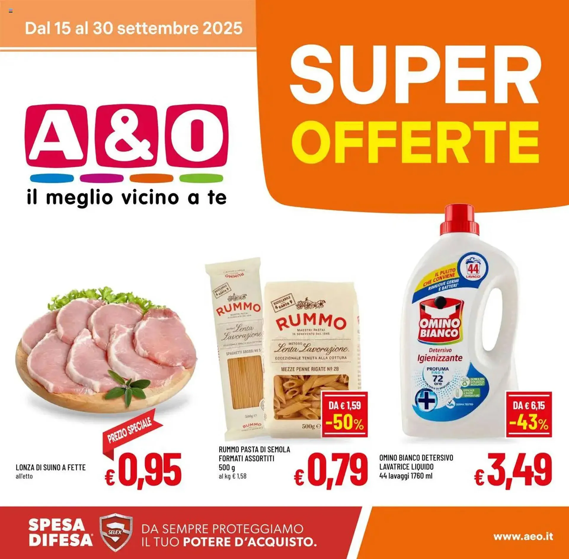 Volantino A&O da 15 settembre a 30 settembre di 2025 - Pagina del volantino 1