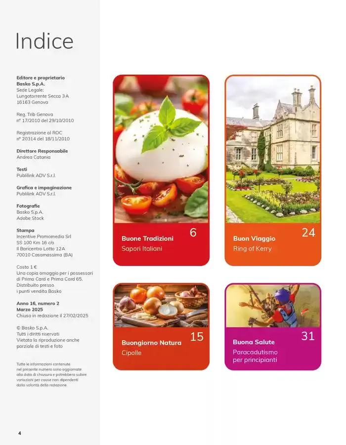 Sapori Italiani da 12 marzo a 31 marzo di 2025 - Pagina del volantino 4