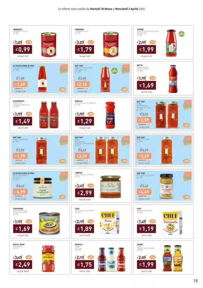 Fresca, genuina, artigianale! da 18 marzo a 2 aprile di 2025 - Pagina del volantino 15