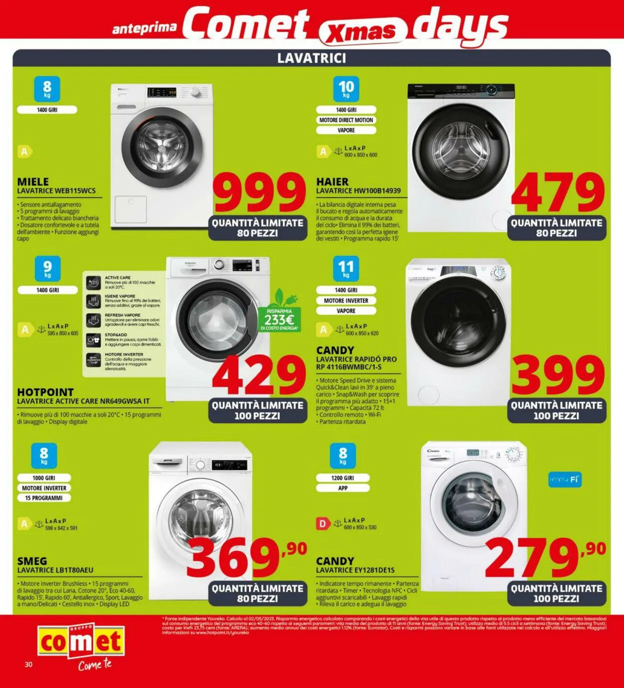 Comet Volantino attuale da 1 dicembre a 7 dicembre di 2023 - Pagina del volantino 30