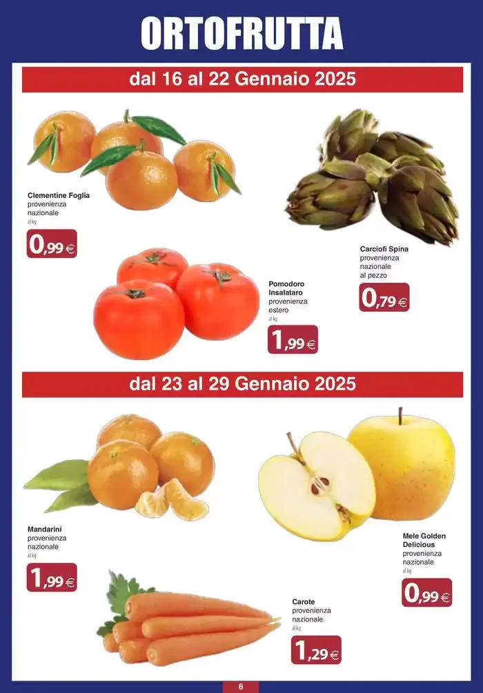 Offerte da 16 gennaio a 29 gennaio di 2025 - Pagina del volantino 6