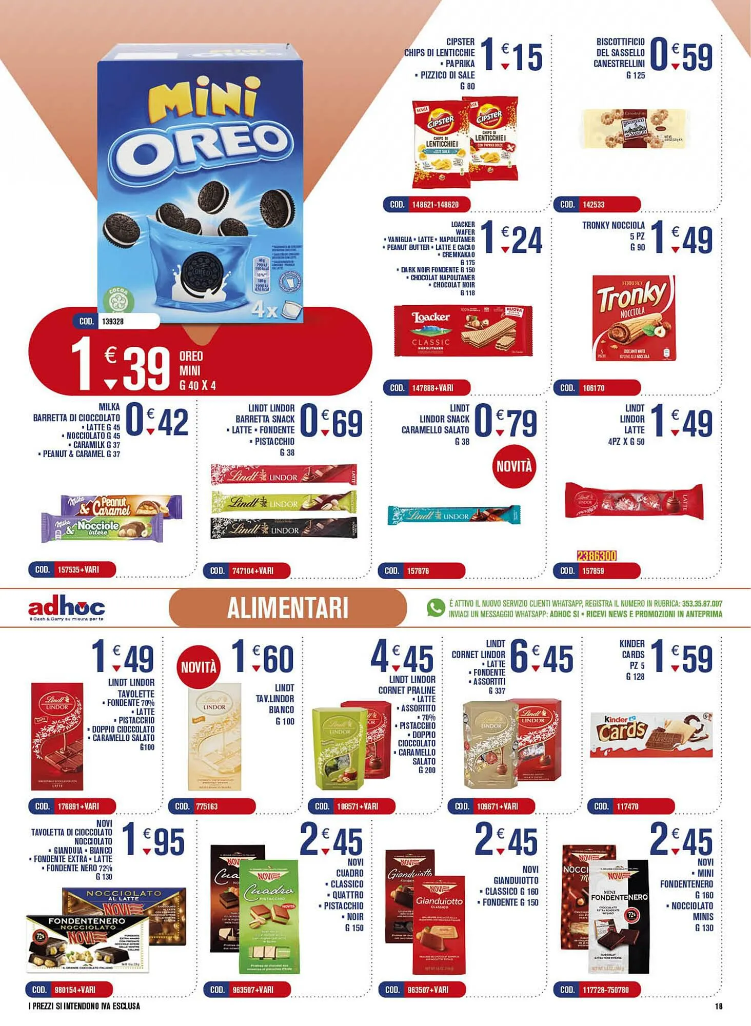 Volantino Adhoc da 9 ottobre a 22 ottobre di 2023 - Pagina del volantino 18