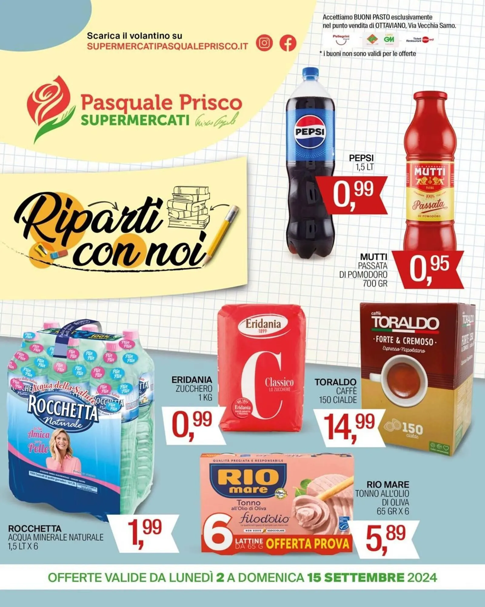 Volantino Supermercati Pasquale Prisco - 1