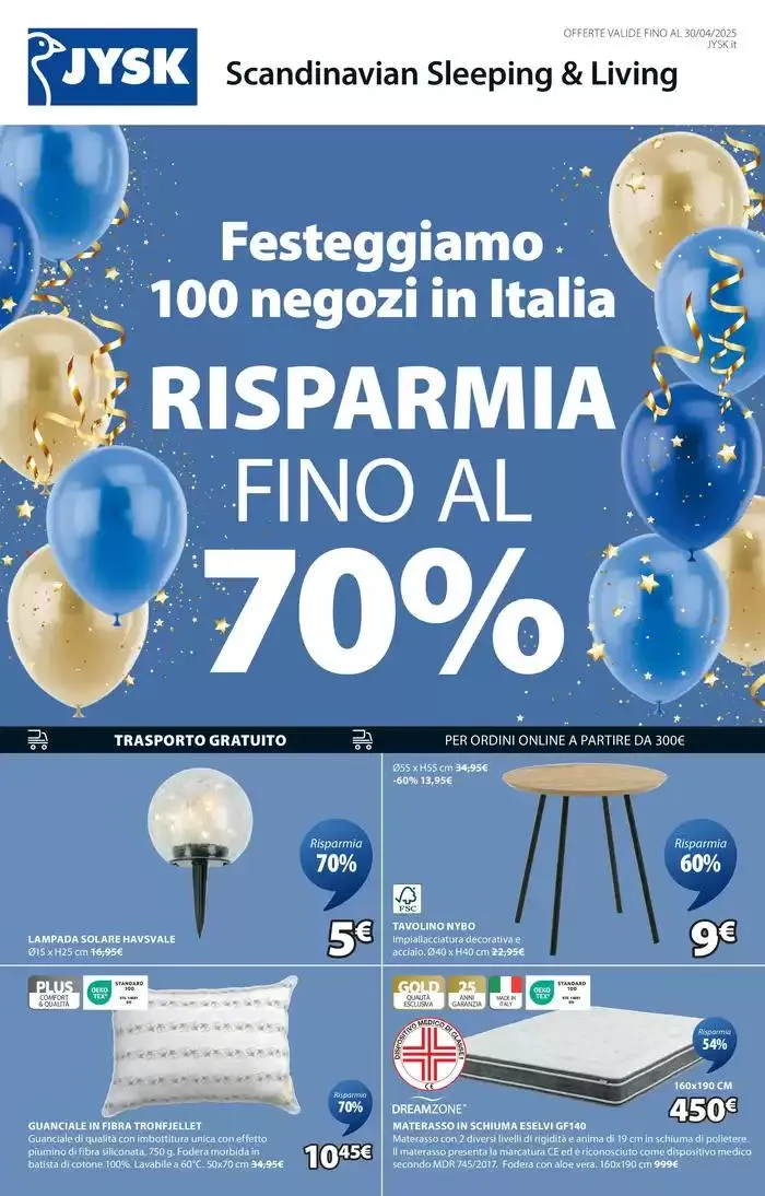 Festeggiamo 100 negozi in Italia da 3 aprile a 30 aprile di 2025 - Pagina del volantino 1
