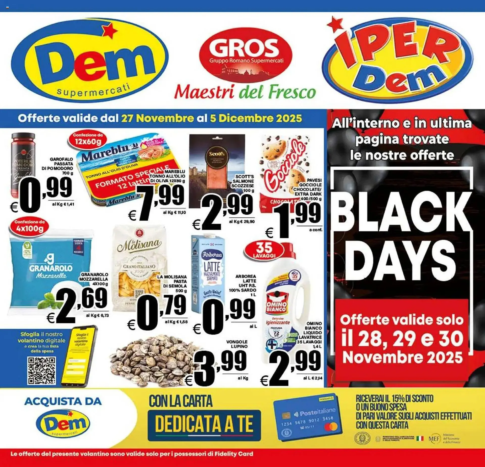 Volantino DEM da 27 novembre a 5 dicembre di 2025 - Pagina del volantino 1
