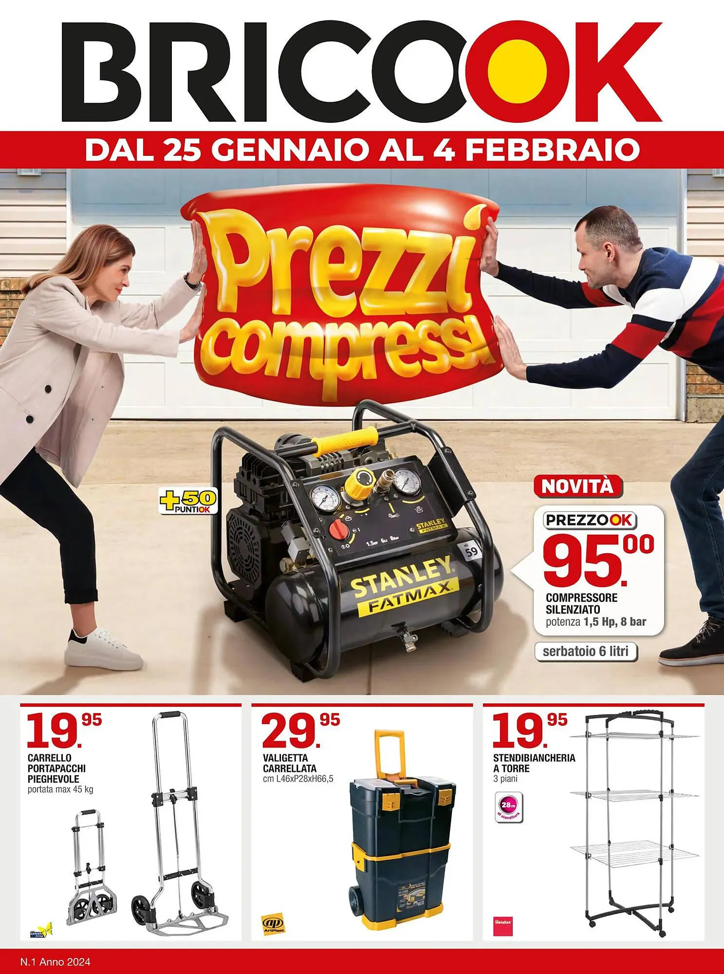 Volantino Brico OK da 25 gennaio a 4 febbraio di 2024 - Pagina del volantino 1