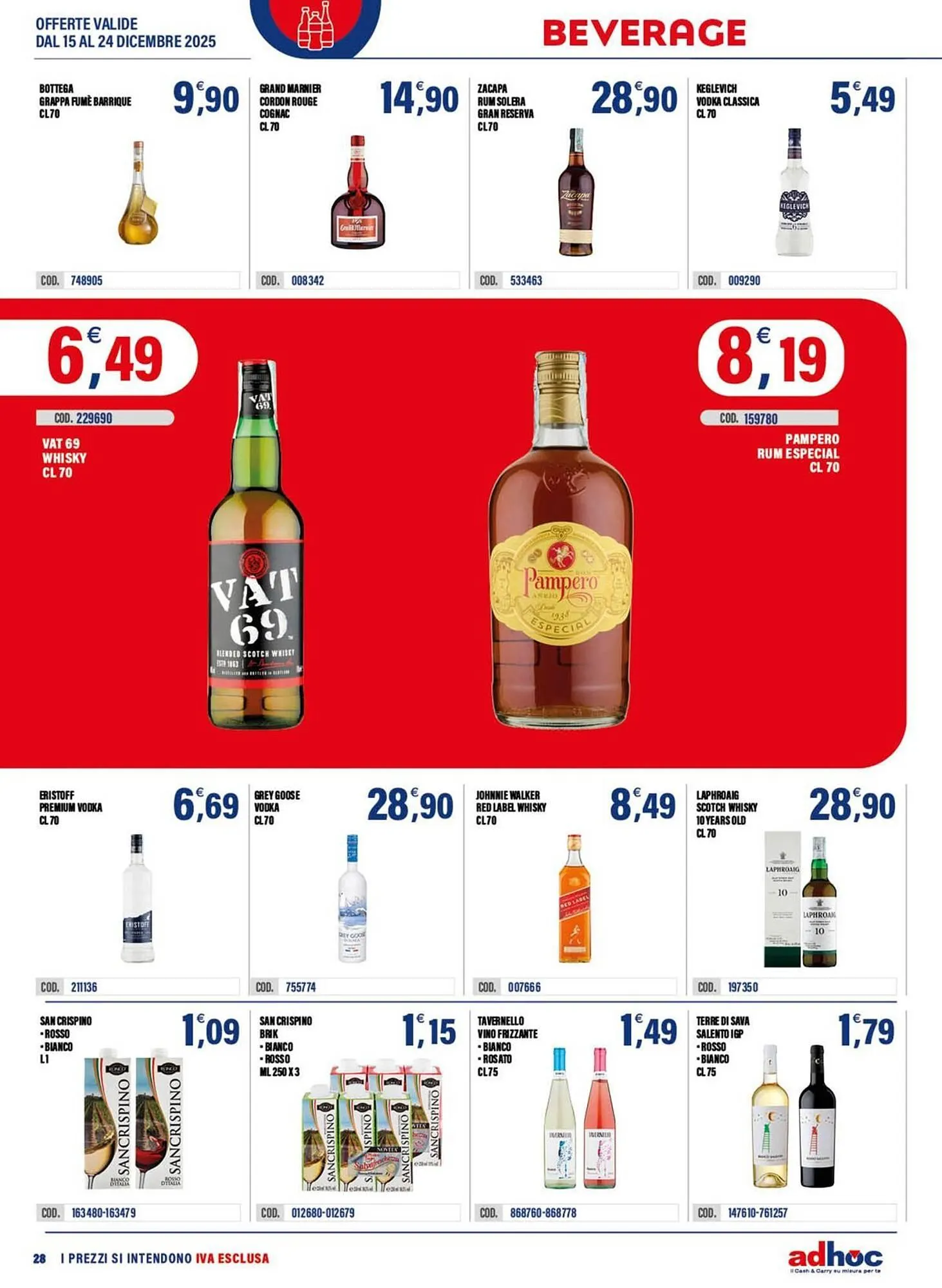 Volantino Adhoc da 15 dicembre a 24 dicembre di 2025 - Pagina del volantino 28