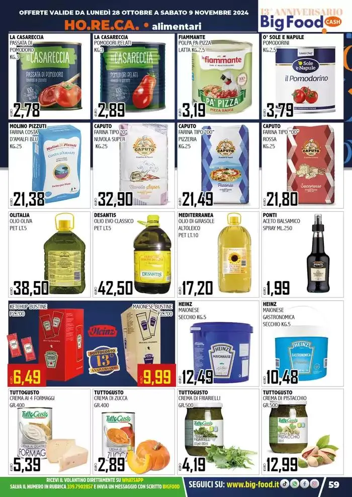 Festeggiamo il nostro 13 anniversario da 28 ottobre a 9 novembre di 2024 - Pagina del volantino 59