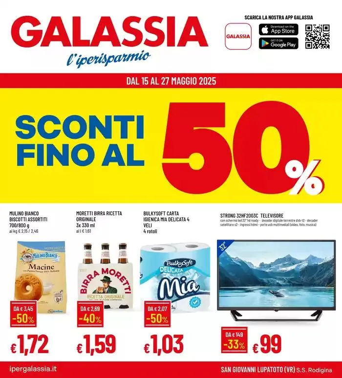 SCONTI FINO 50% da 15 maggio a 27 maggio di 2025 - Pagina del volantino 1