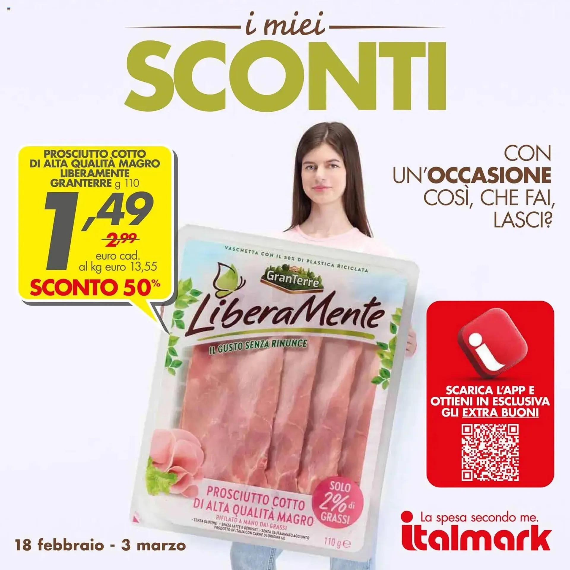 Volantino Italmark da 18 febbraio a 3 marzo di 2026 - Pagina del volantino 1