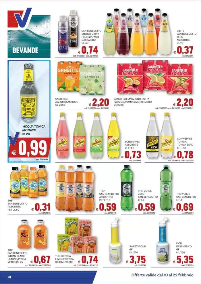 Guida alle offerte da 10 febbraio a 22 febbraio di 2025 - Pagina del volantino 28