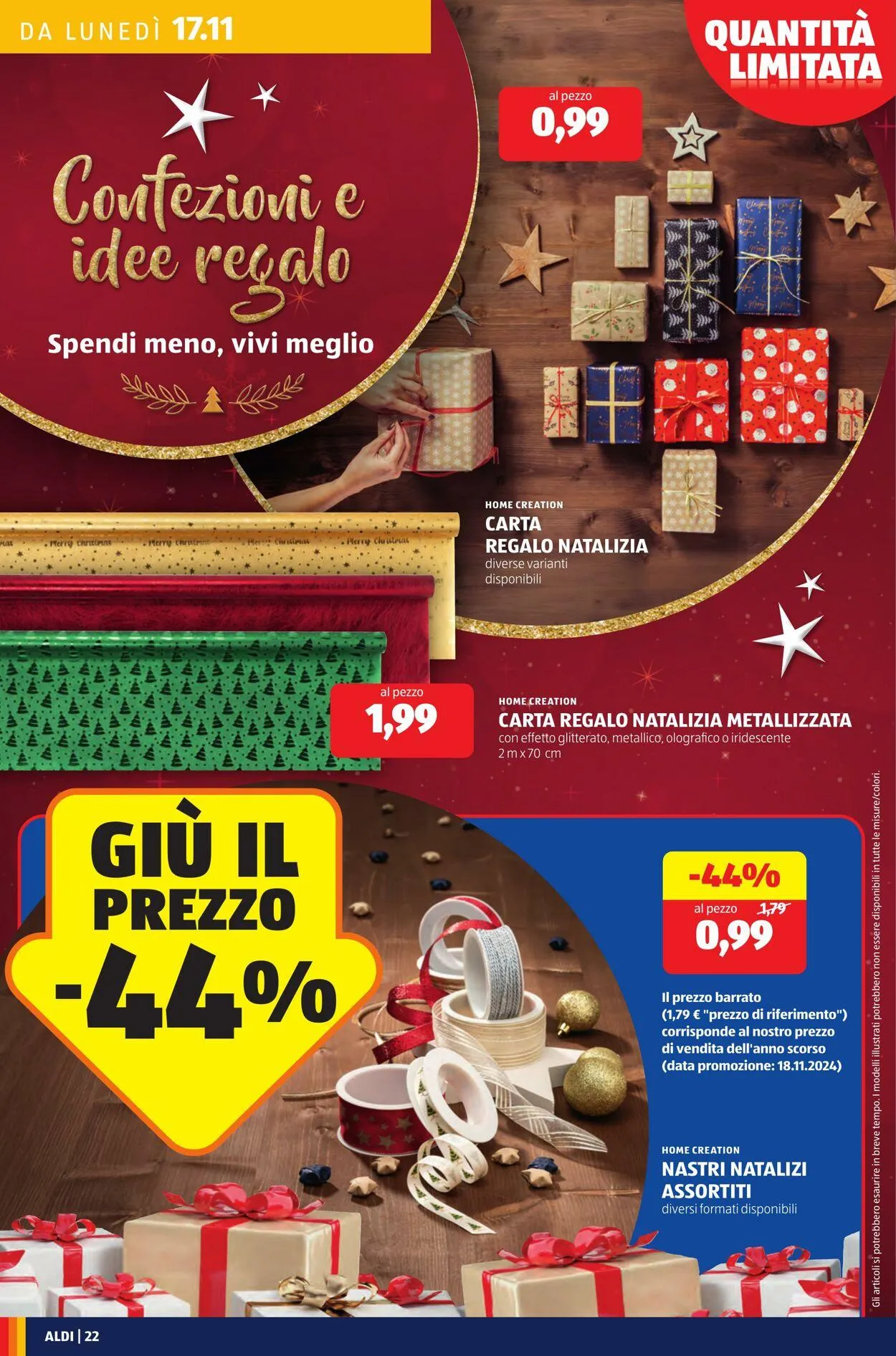 Aldi Volantino attuale da 17 novembre a 23 novembre di 2025 - Pagina del volantino 22