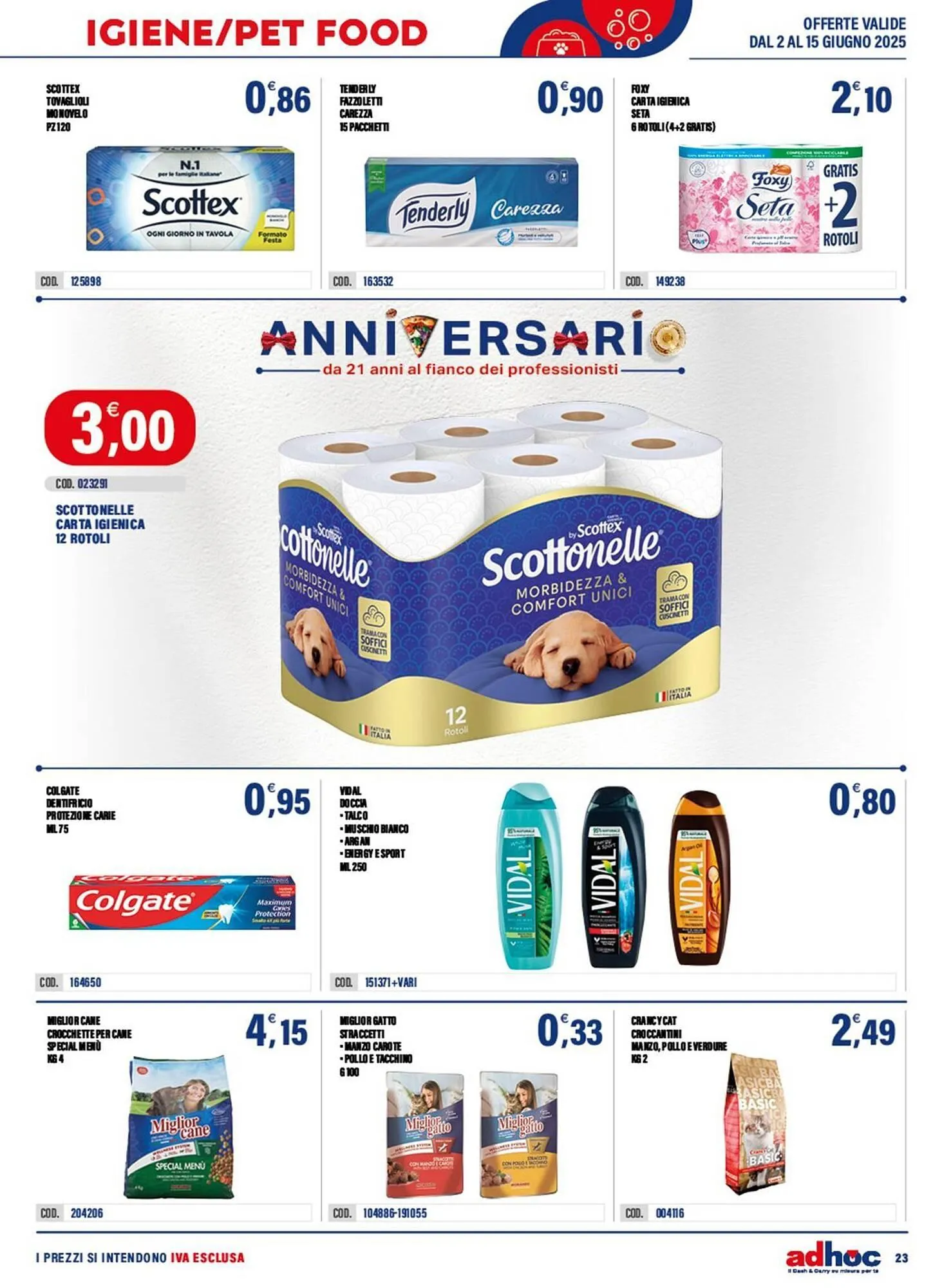 Volantino Adhoc da 2 giugno a 15 giugno di 2025 - Pagina del volantino 23