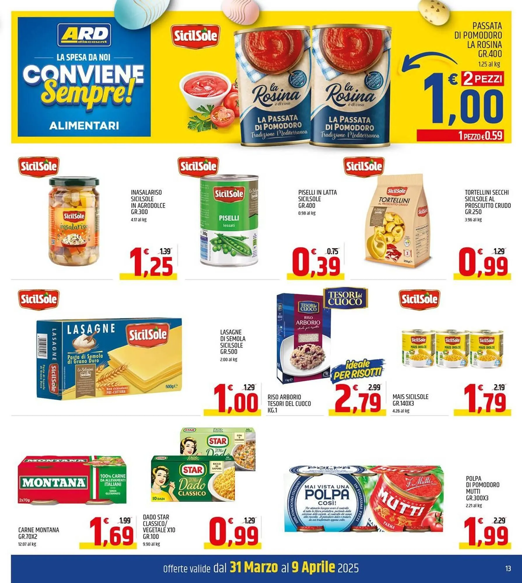 Volantino Ard Discount da 31 marzo a 9 aprile di 2025 - Pagina del volantino 13