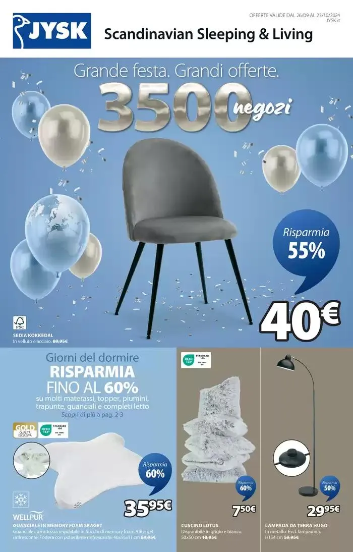 Grande festa. Grandi offerte. da 26 settembre a 23 ottobre di 2024 - Pagina del volantino 1