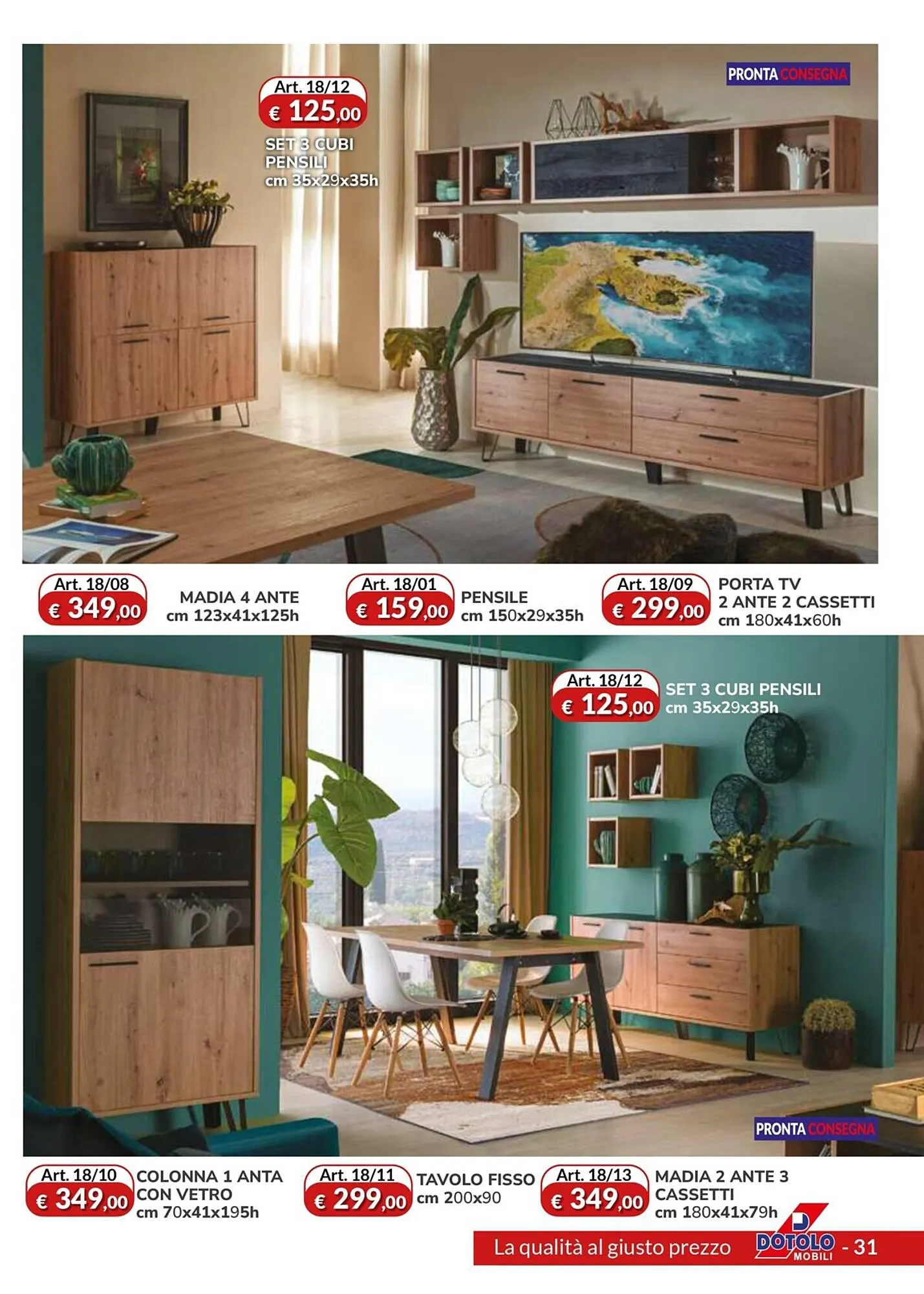 Volantino Dotolo Mobili da 12 luglio a 31 dicembre di 2024 - Pagina del volantino 31