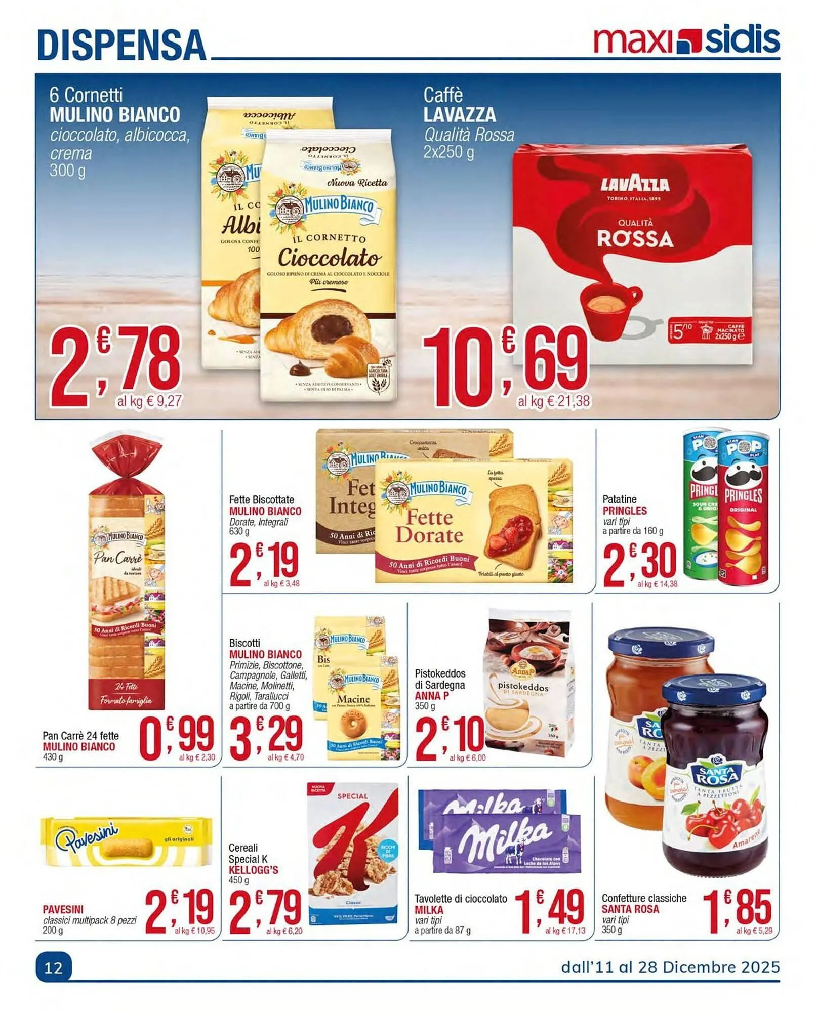Volantino Maxi Sidis da 16 dicembre a 28 dicembre di 2025 - Pagina del volantino 12