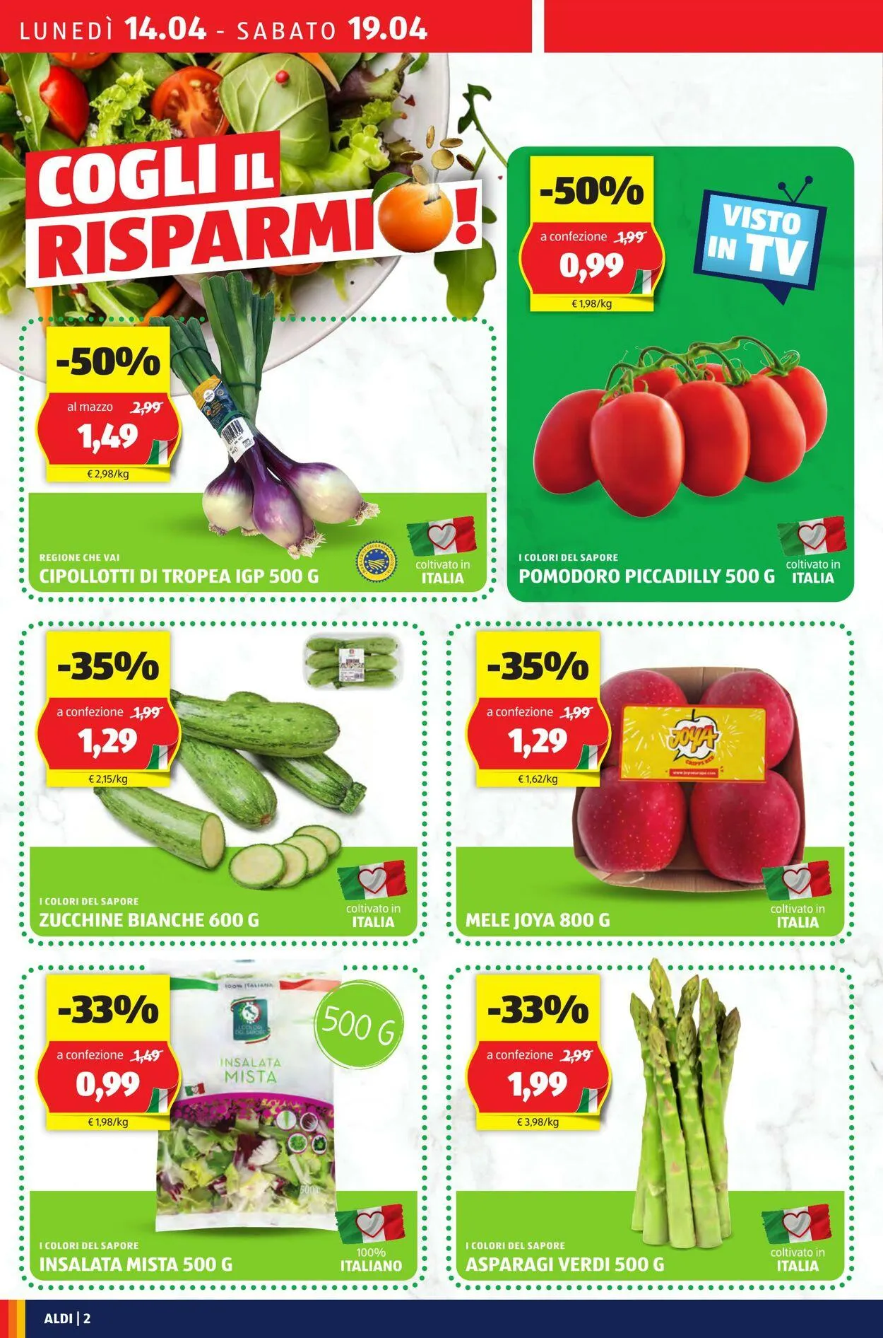 Aldi Volantino attuale da 14 aprile a 20 aprile di 2025 - Pagina del volantino 2