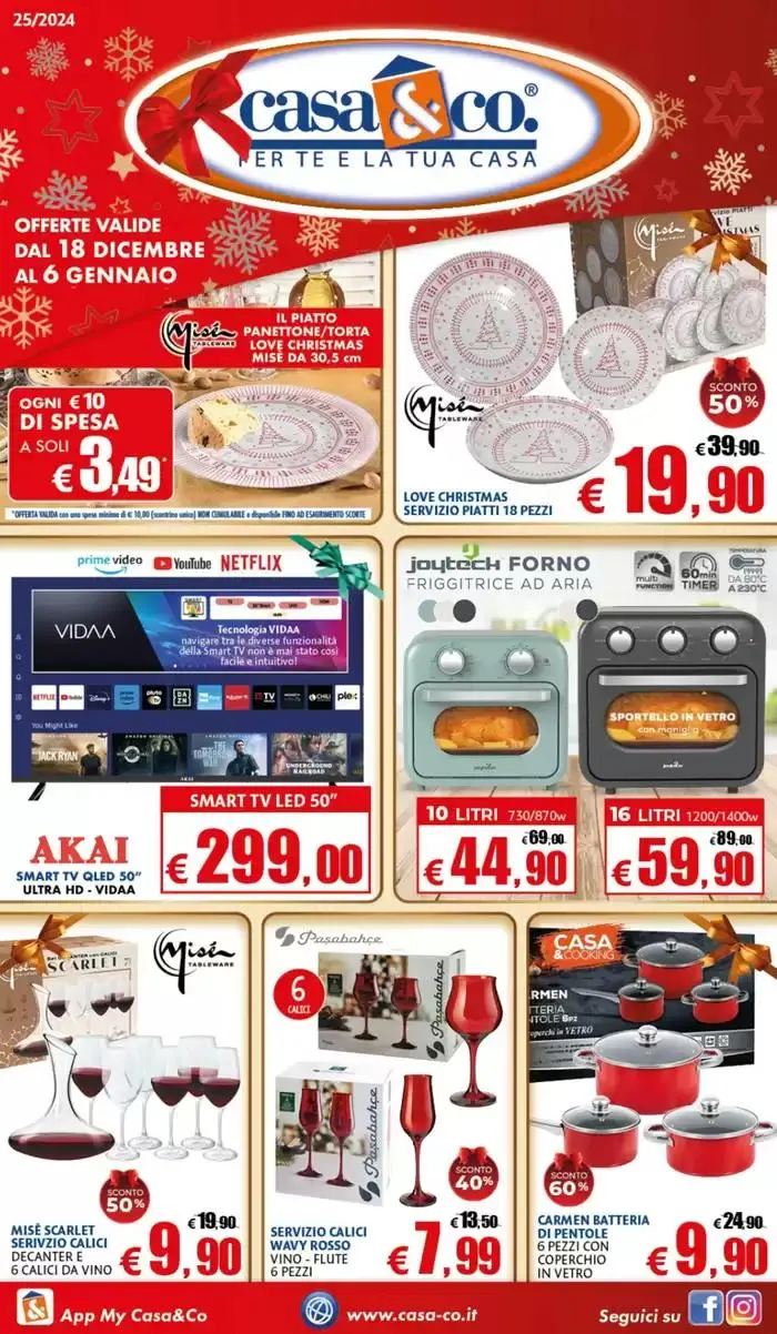 Per te e la tua casa da 18 dicembre a 6 gennaio di 2025 - Pagina del volantino 1