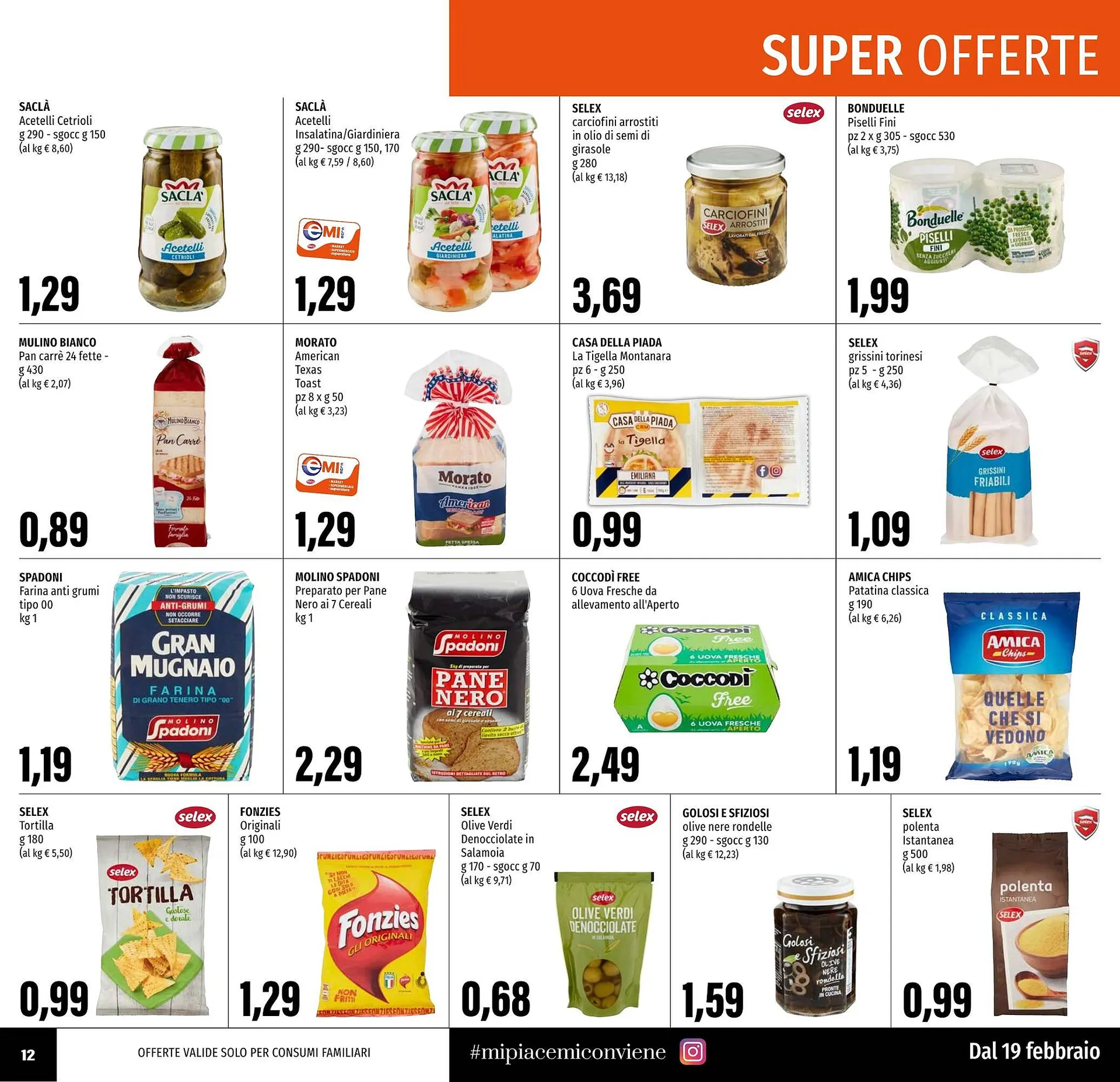 Volantino Emi Supermercati da 19 febbraio a 4 marzo di 2026 - Pagina del volantino 12