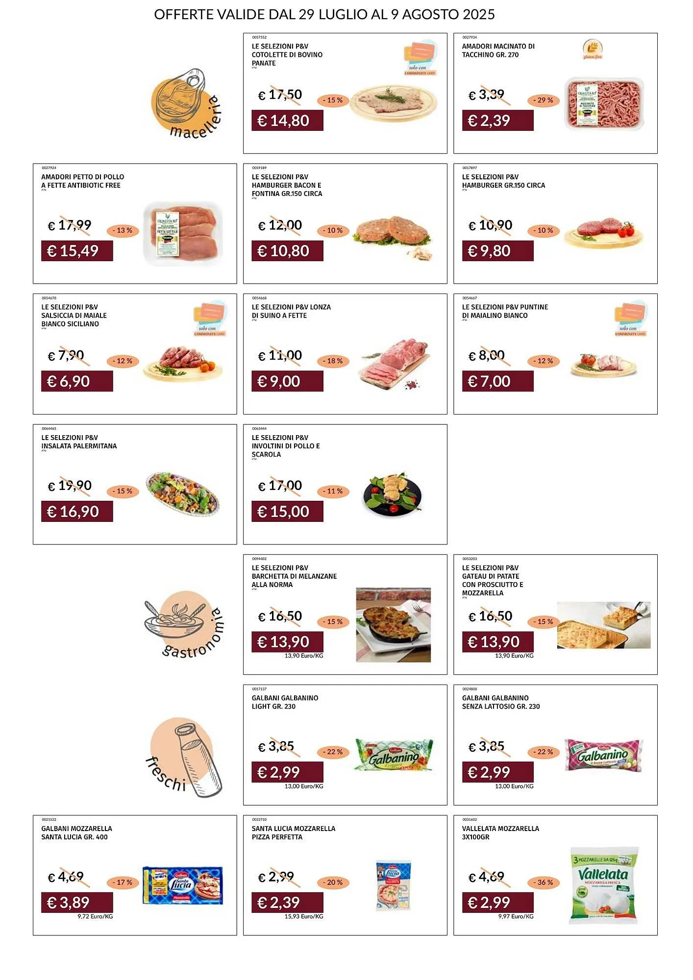 Volantino Prezzemolo e Vitale da 29 luglio a 9 agosto di 2025 - Pagina del volantino 4