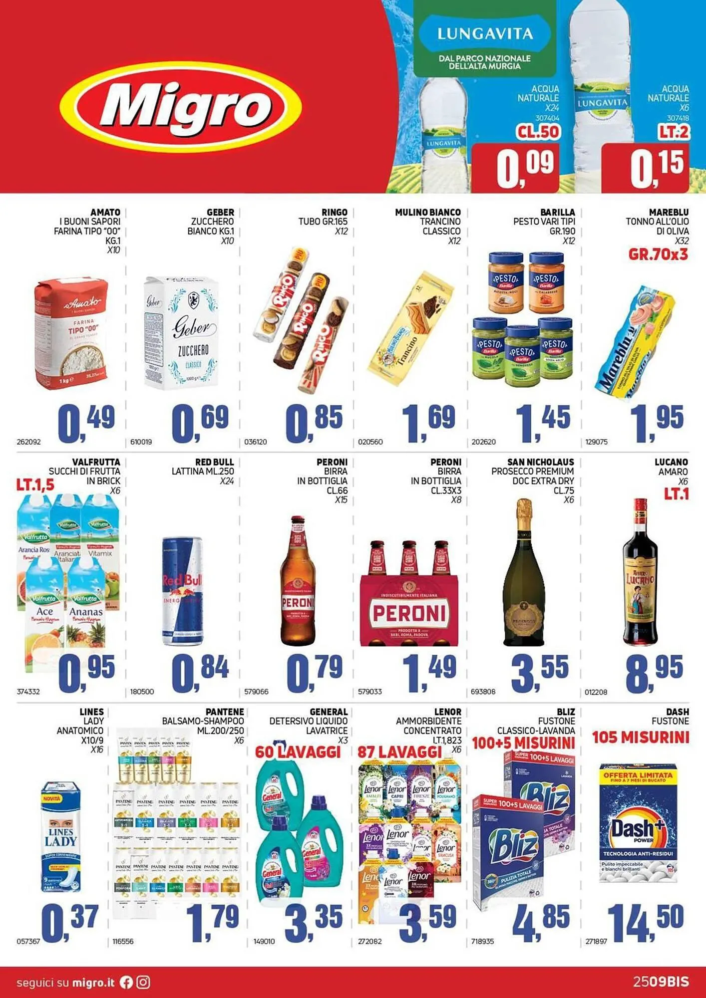 Volantino Migro da 18 settembre a 25 settembre di 2025 - Pagina del volantino 1