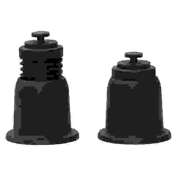 KIT 4 BASI REGOLABILI PER CLIMA ALTEZZA REGOLABILE 90-140 mm PORTATA 320 kg COLORE NERO