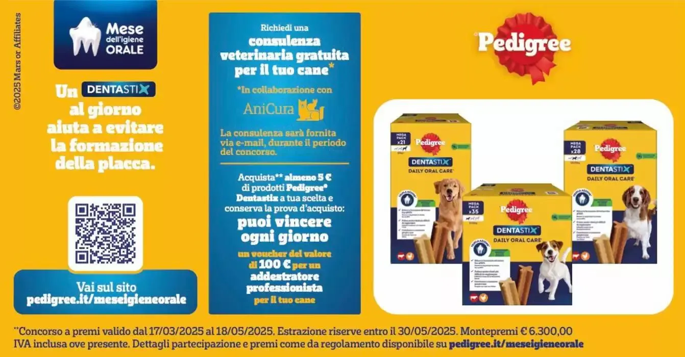 Un dentastix al giorno aiuta a evitare la formazione della placca. da 1 aprile a 30 maggio di 2025 - Pagina del volantino 1