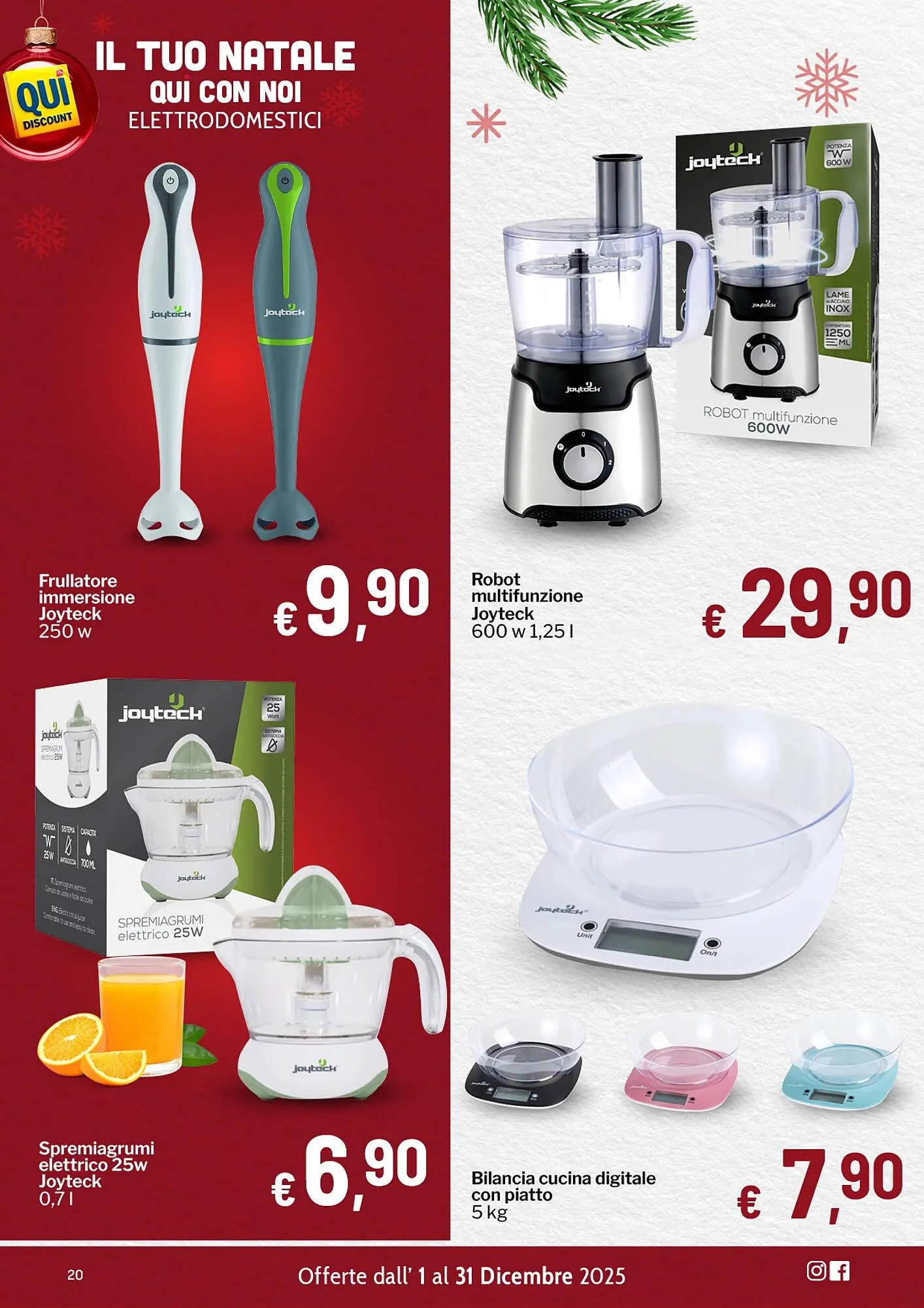 Volantino Qui Discount da 2 dicembre a 31 dicembre di 2025 - Pagina del volantino 20
