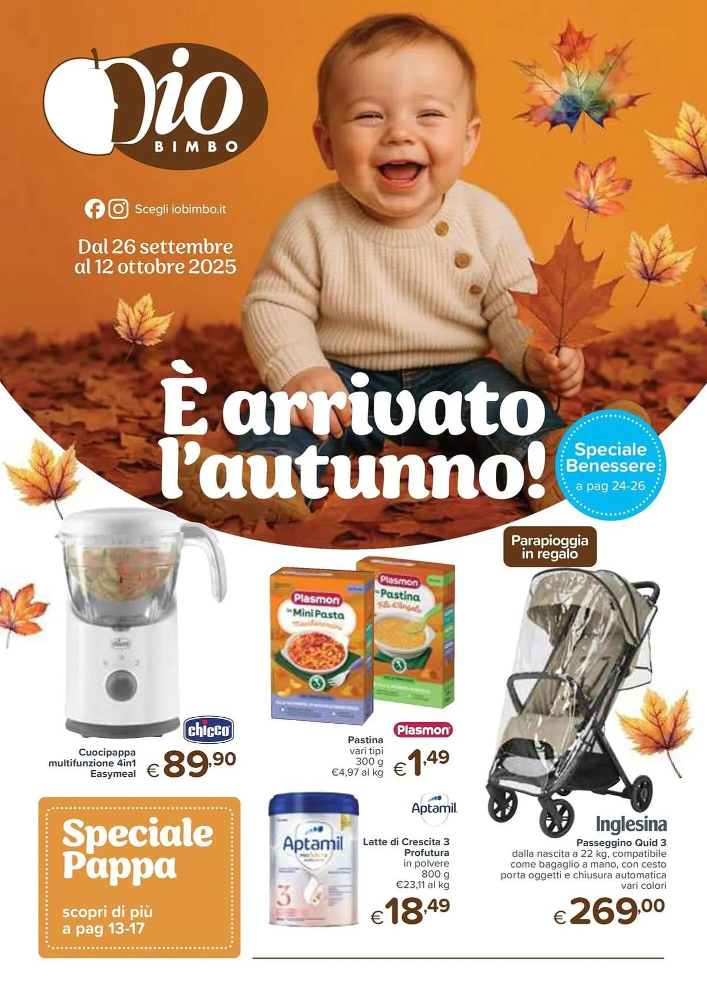 Volantino Io Bimbo da 26 settembre a 12 ottobre di 2025 - Pagina del volantino 1