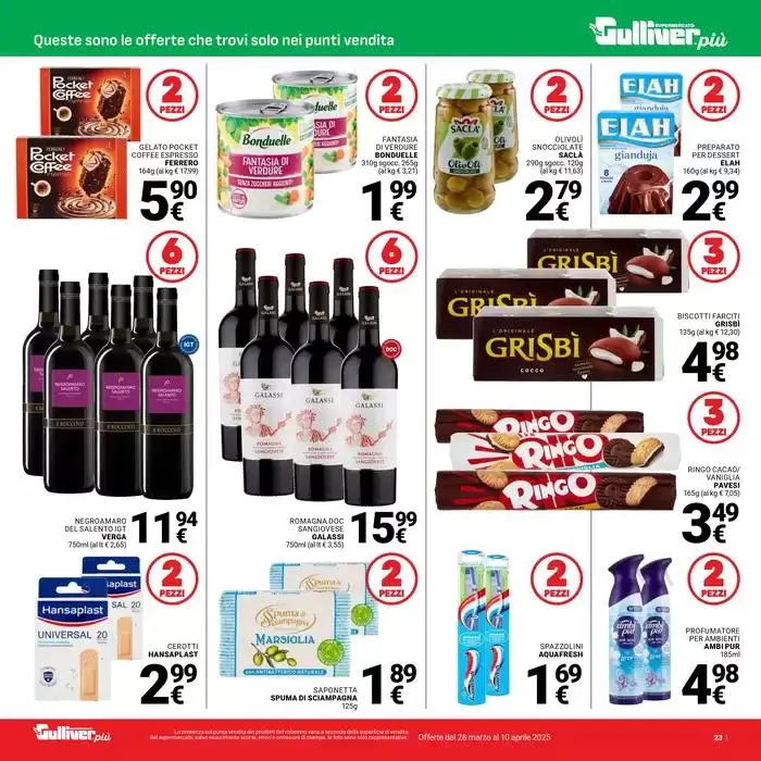 Promo show da 28 marzo a 10 aprile di 2025 - Pagina del volantino 23