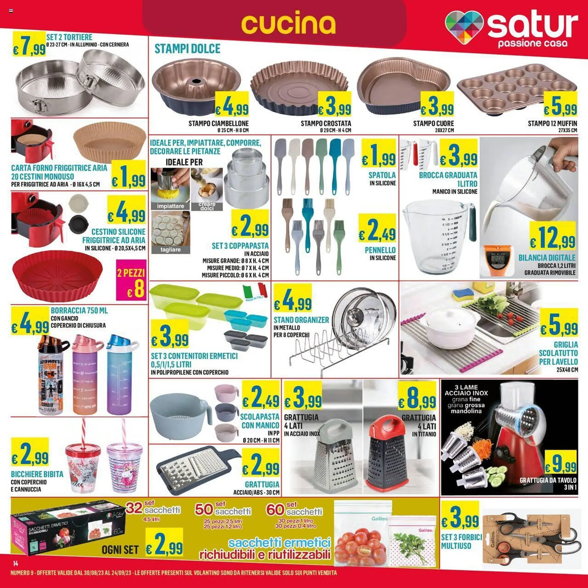 Volantino Satur da 30 agosto a 24 settembre di 2023 - Pagina del volantino 14